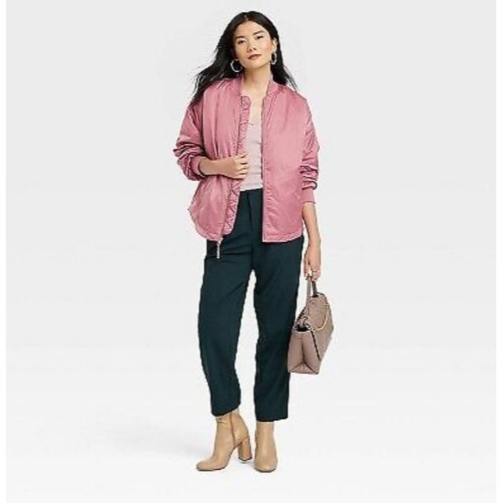 Size S, Women's Bomber Jacket - A New Day Berry Pink (BO17)